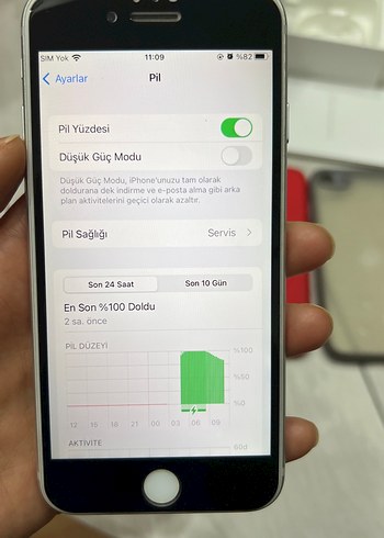 Gri iPhone 7 128gb + 4 Kılıf - Görsel 9