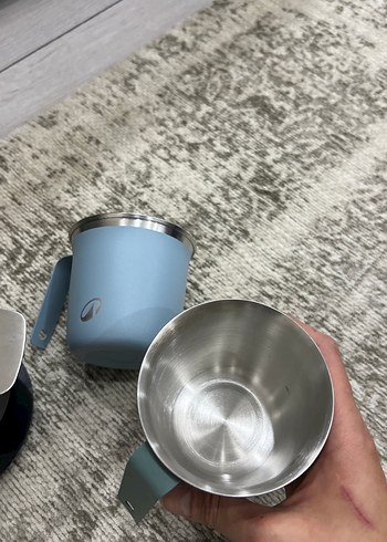 Stanley Siyah filtre kahve demleme aparatı + 2 adet çelik kupa - Görsel 10