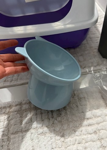 Mor Kapaklı kedi tuvaleti - Görsel 2