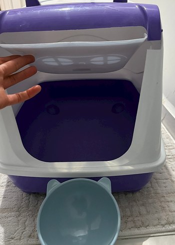 Mor Kapaklı kedi tuvaleti - Görsel 4