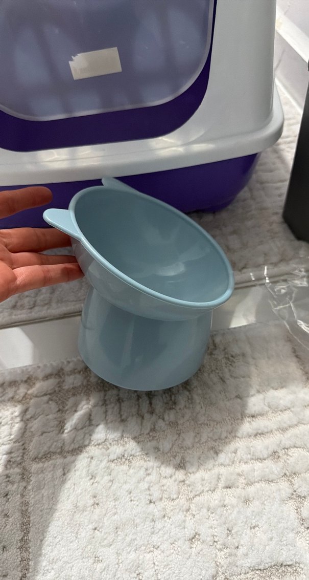 Mor Kapaklı kedi tuvaleti - Görsel 2