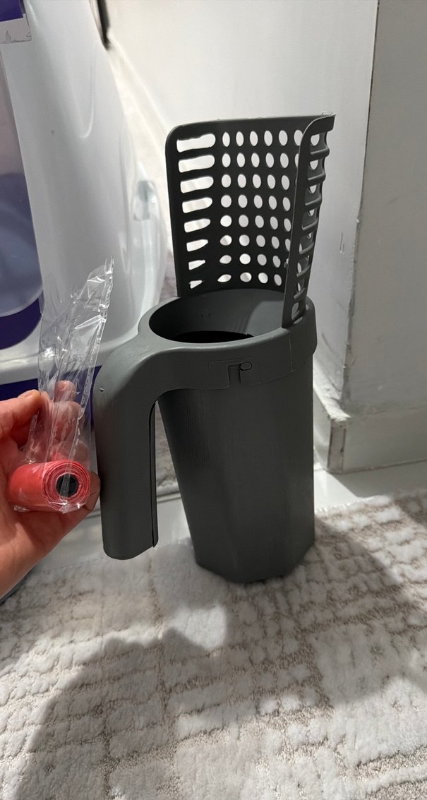 Mor Kapaklı kedi tuvaleti - Görsel 3