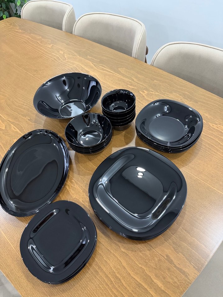 Luminarc arcopal Siyah Yemek Takımı ve salata seti - Görsel 4