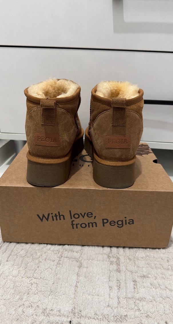 Kadın taba platform taban kürklü bot - Görsel 3