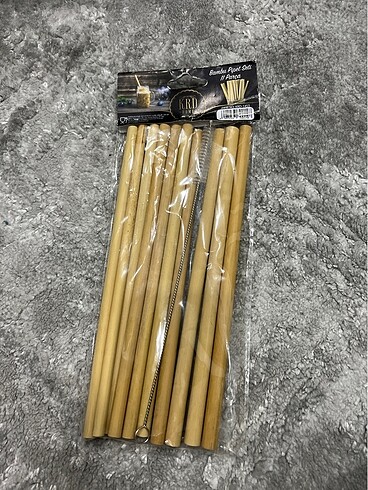 11 parça bambu pipet seti