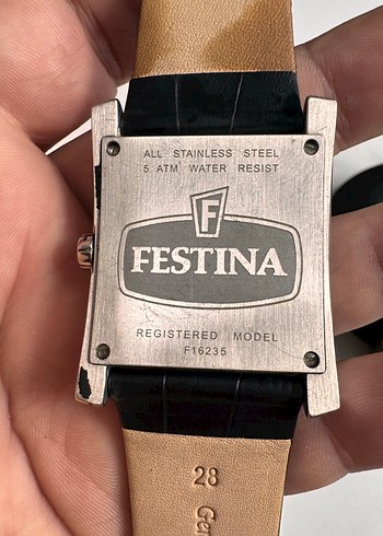 Orjinal festina Turuncu Detaylı Erkek İş Saati - Görsel 4