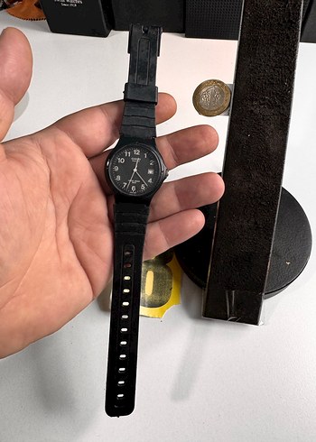 Siyah Klasik Casio Erkek Kol Saati - Görsel 5