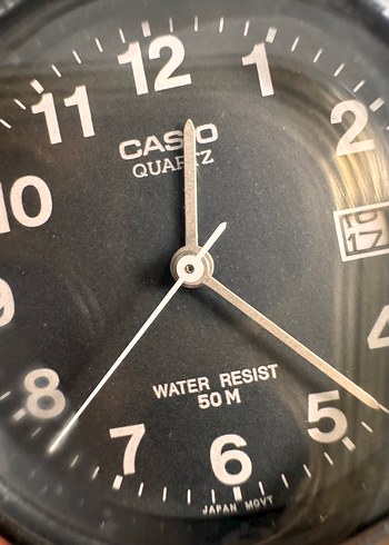 Siyah Klasik Casio Erkek Kol Saati - Görsel 6