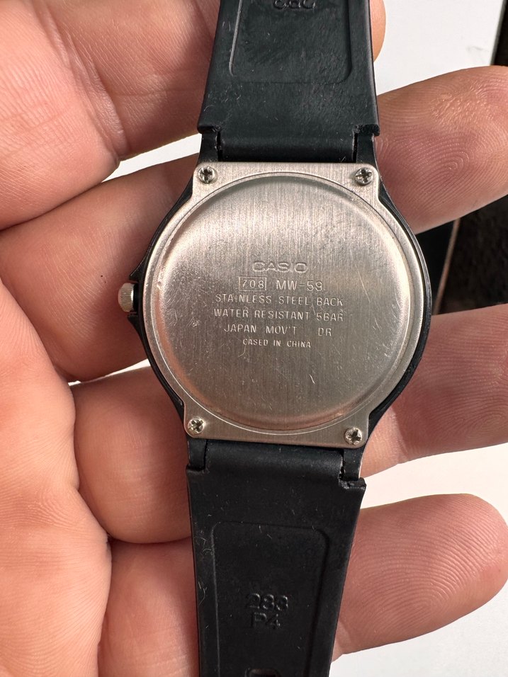 Siyah Klasik Casio Erkek Kol Saati - Görsel 4