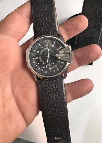 Orjinal Diesel Erkek Kahverengi Deri Biker Saat - Görsel 6