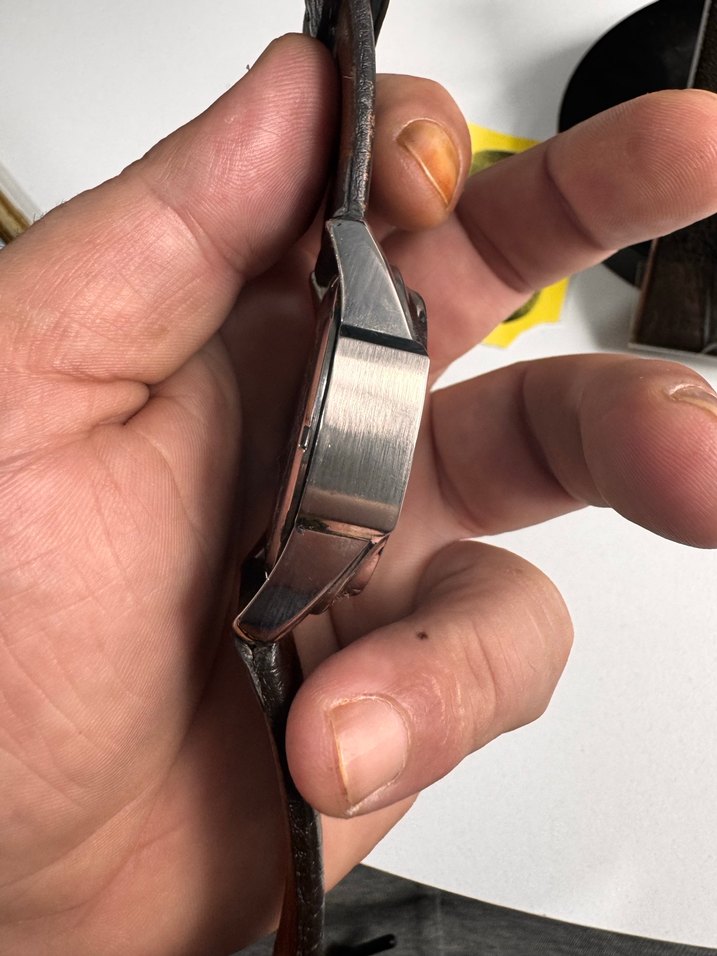 Orjinal Diesel Erkek Kahverengi Deri Biker Saat - Görsel 3