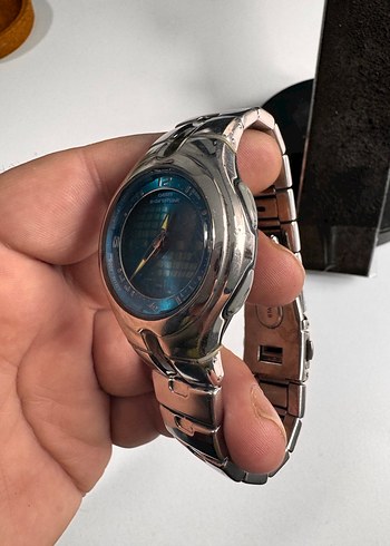 Orjinal casio Turkuaz Vintage Erkek Kol Saati - Görsel 3