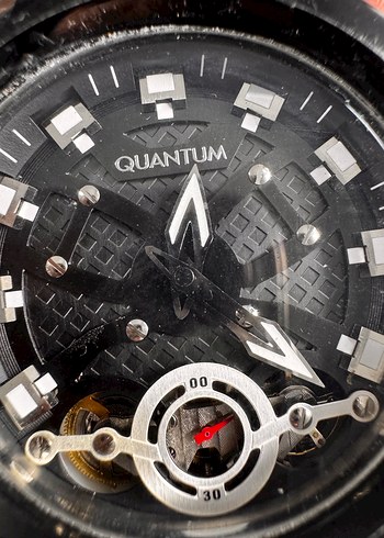 Orjinal Quantum Siyah Erkek Biker Saat - Görsel 3