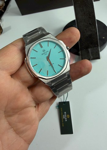 Seiko Hislon Turkuaz Cizgili Metal Saat