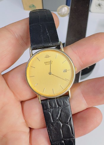 Altın Renk Klasik Seiko Erkek Kol Saati