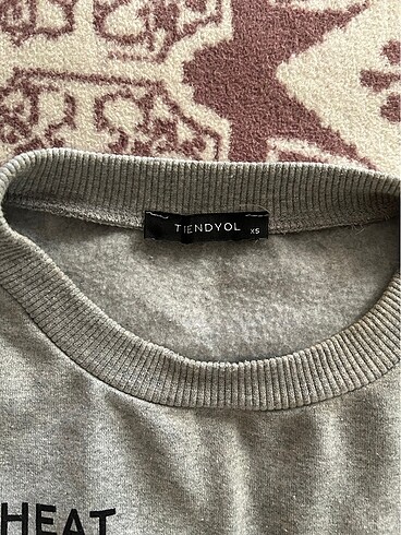 xs Beden gri Renk Crop sweatshirt