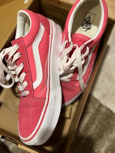 37 Beden Vans pembe ayakkabı