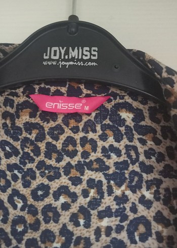 Leopar Desenli Kadın Gömlek - Görsel 4