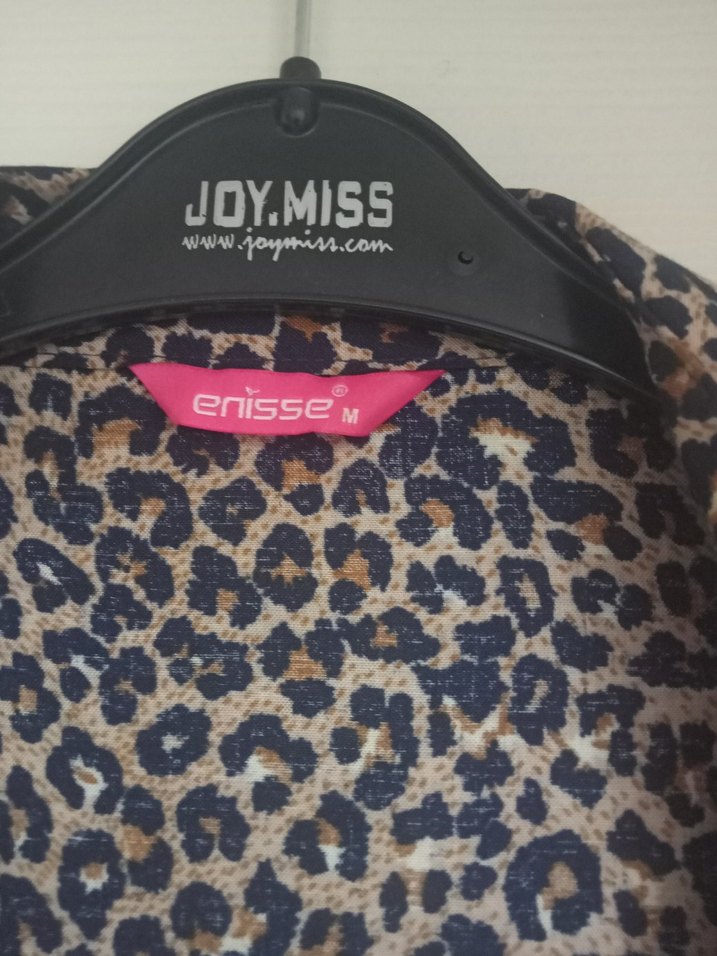 Leopar Desenli Kadın Gömlek - Görsel 4