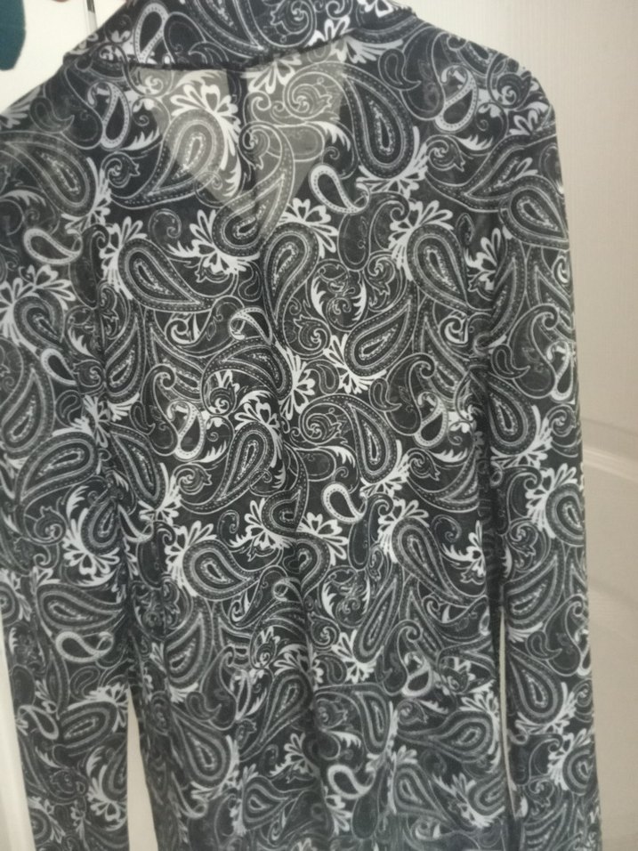 Desenli kadın gömlek - Görsel 4