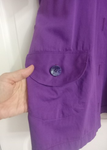 Mor, Salaş Kadın Tunik- Gömlek - Görsel 5