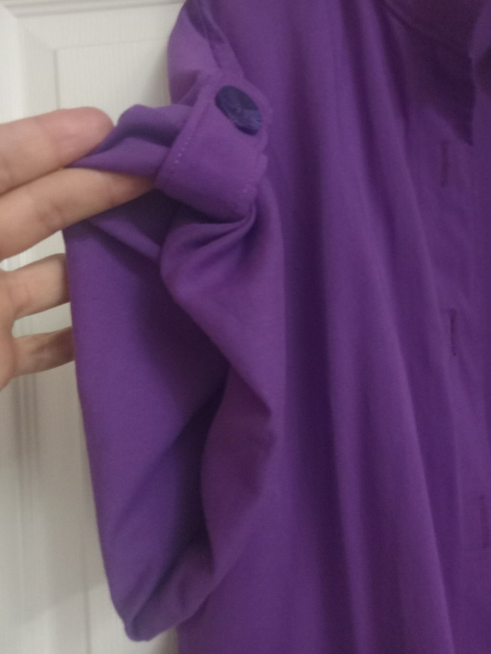 Mor, Salaş Kadın Tunik- Gömlek - Görsel 3