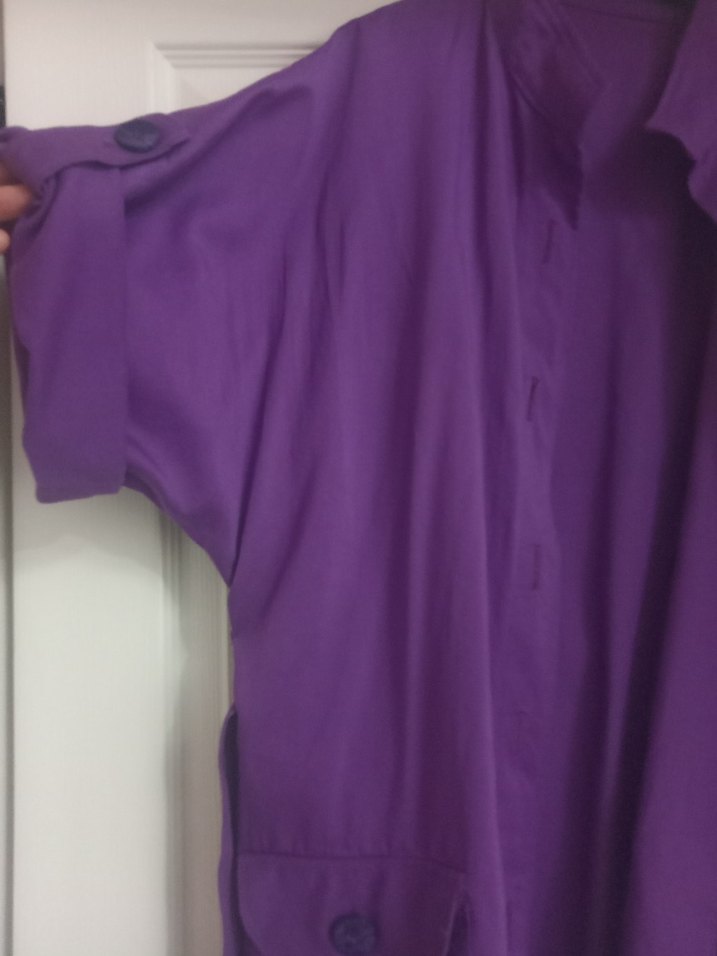 Mor, Salaş Kadın Tunik- Gömlek - Görsel 4