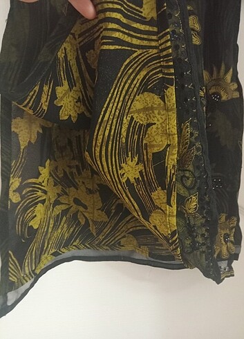 Hint elbisesi, hint şalvarı ikili takım  - Görsel 8