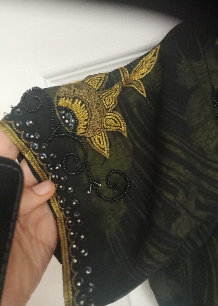 Hint elbisesi, hint şalvarı ikili takım  - Görsel 2