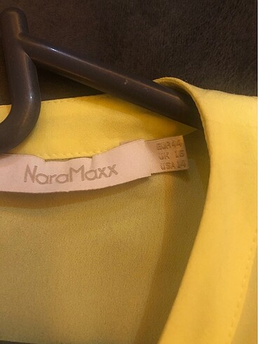 44 Beden sarı Renk Nara Maxx Bluz