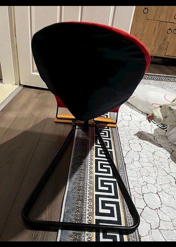 Koyu Kırmızı Bebek Taşıma Slingi - Görsel 3