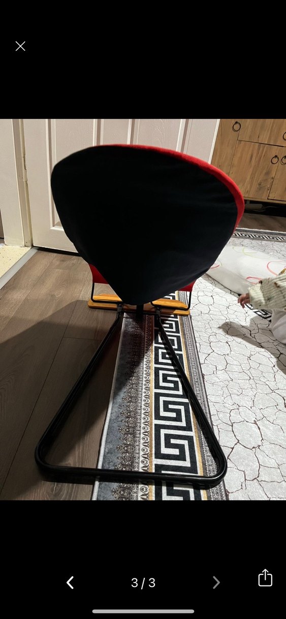 Koyu Kırmızı Bebek Taşıma Slingi - Görsel 3