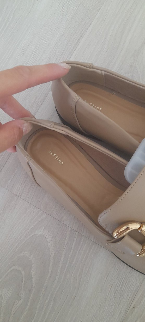 Bej Tokalı Kadın Günlük Topuklu Babet - Görsel 5