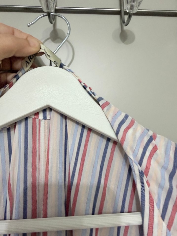 Uzun Kollu Rahat Kesim Kadın Uzun Elbise - Görsel 3