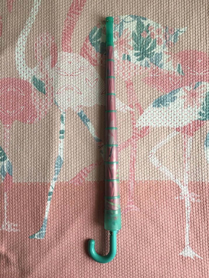 Renkli Pembe Kıs Çocuk Şemsiye - Görsel 2