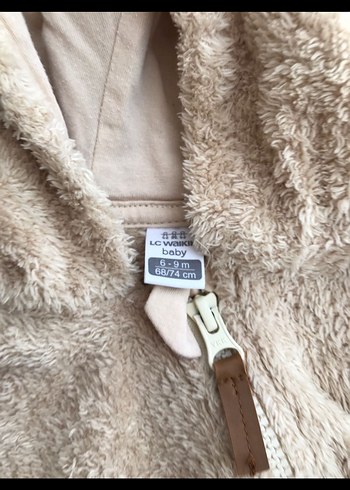 Kahverengi Kapüşonlu Erkek Bebek Tulum - Görsel 2