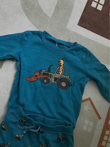 24-36 Ay Beden Koton çocuk pijama takımı