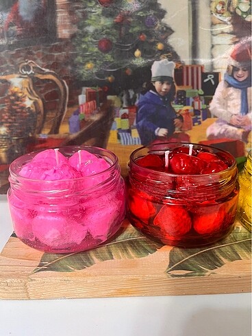 English Home Reçel mum 1 adet kavanoz mum 230 ml