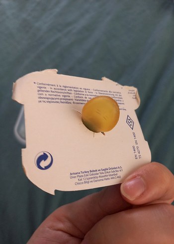 Beden mavi Renk chicco Emzik ve Taşıma Kutusu