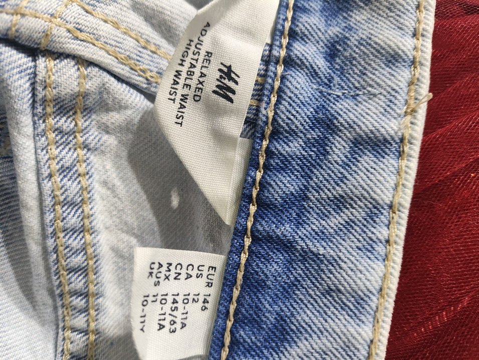 hm kız çocuk kot şort - Görsel 3