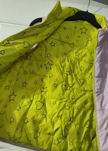 Kız Çocuk Pudra Rengi Fermuarlı Yelek - Görsel 2