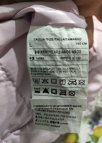 Kız Çocuk Pudra Rengi Fermuarlı Yelek - Görsel 3