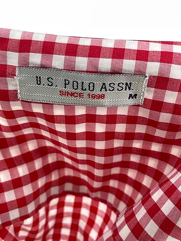 m Beden kırmızı Renk U.S Polo Assn. Gömlek %70 İndirimli.