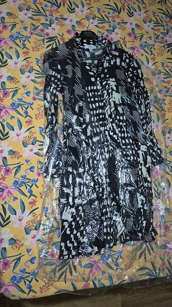 İpekyol siyah beyaz elbise - Görsel 6