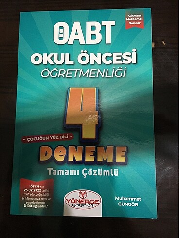 4 deneme 2022 güncel
