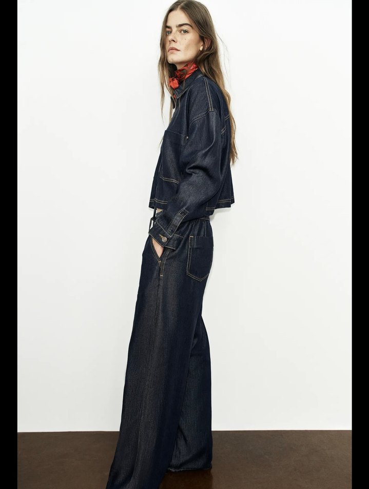 Koyu Lacivert Denim Takım — görsel 20/21