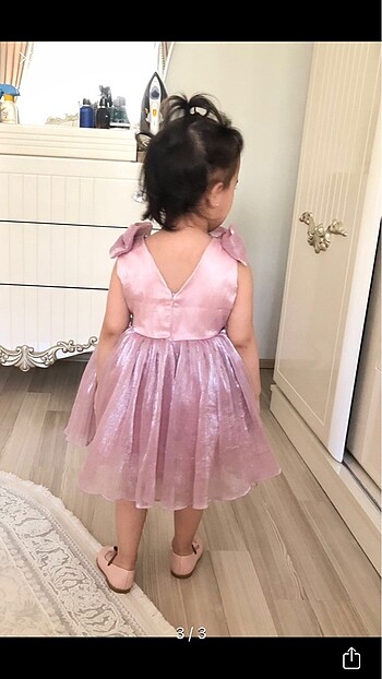 24-36 Ay Beden Bebek Özel Gün Abiye Elbise