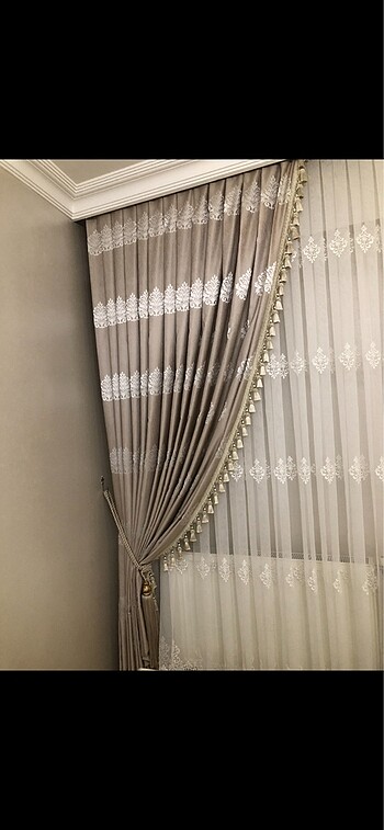 Çift kanat fon perde