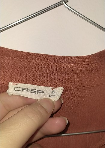 Diğer Düğmeli Kahverengi Kısa Kollu Kadın Gömlek