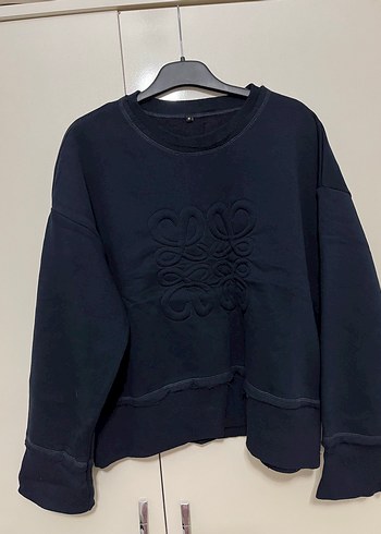 Diğer Loewe Monogramli Lacivert Sweatshirt